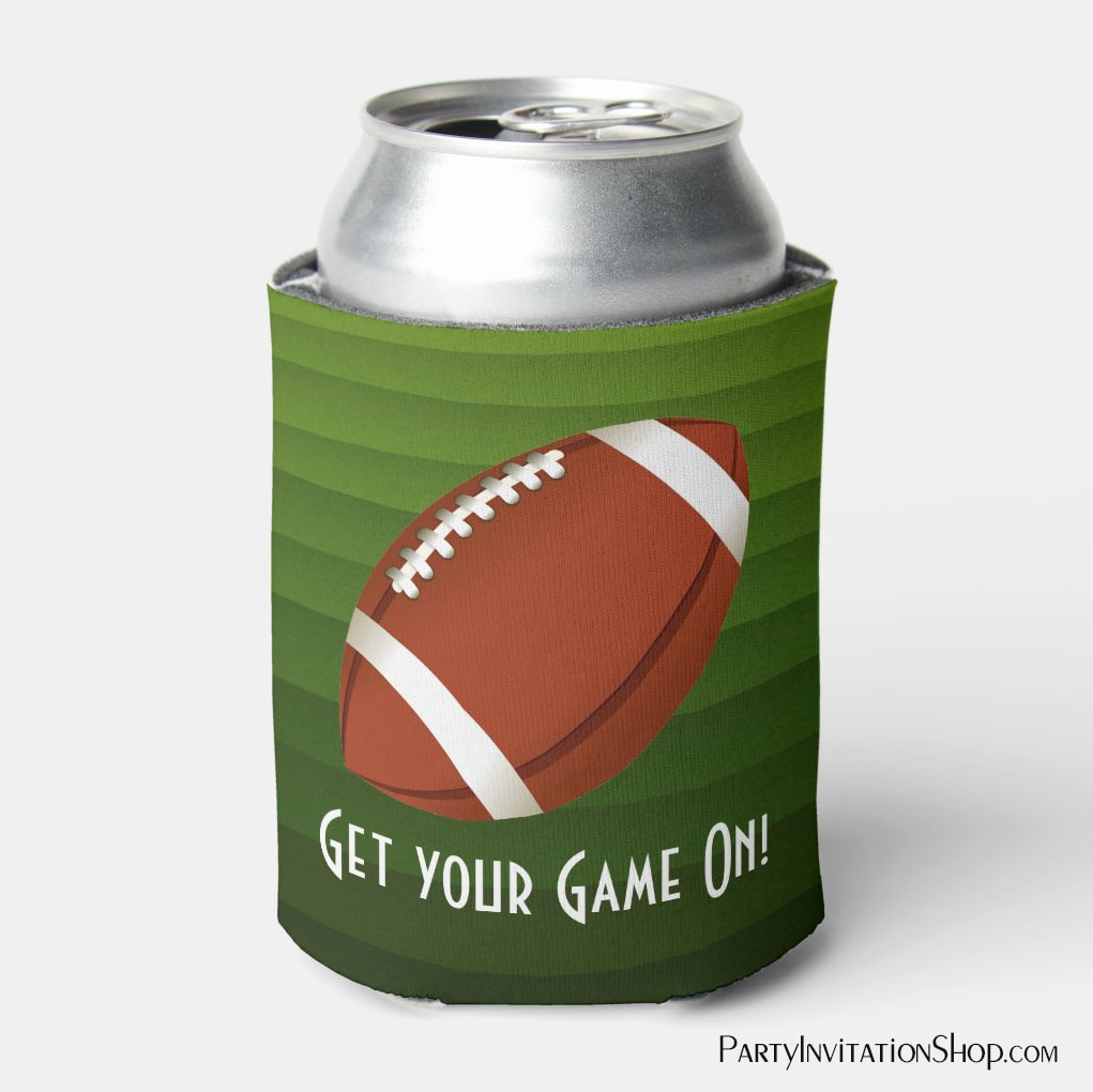 American Football Super Bowl Game Party Can Cooler