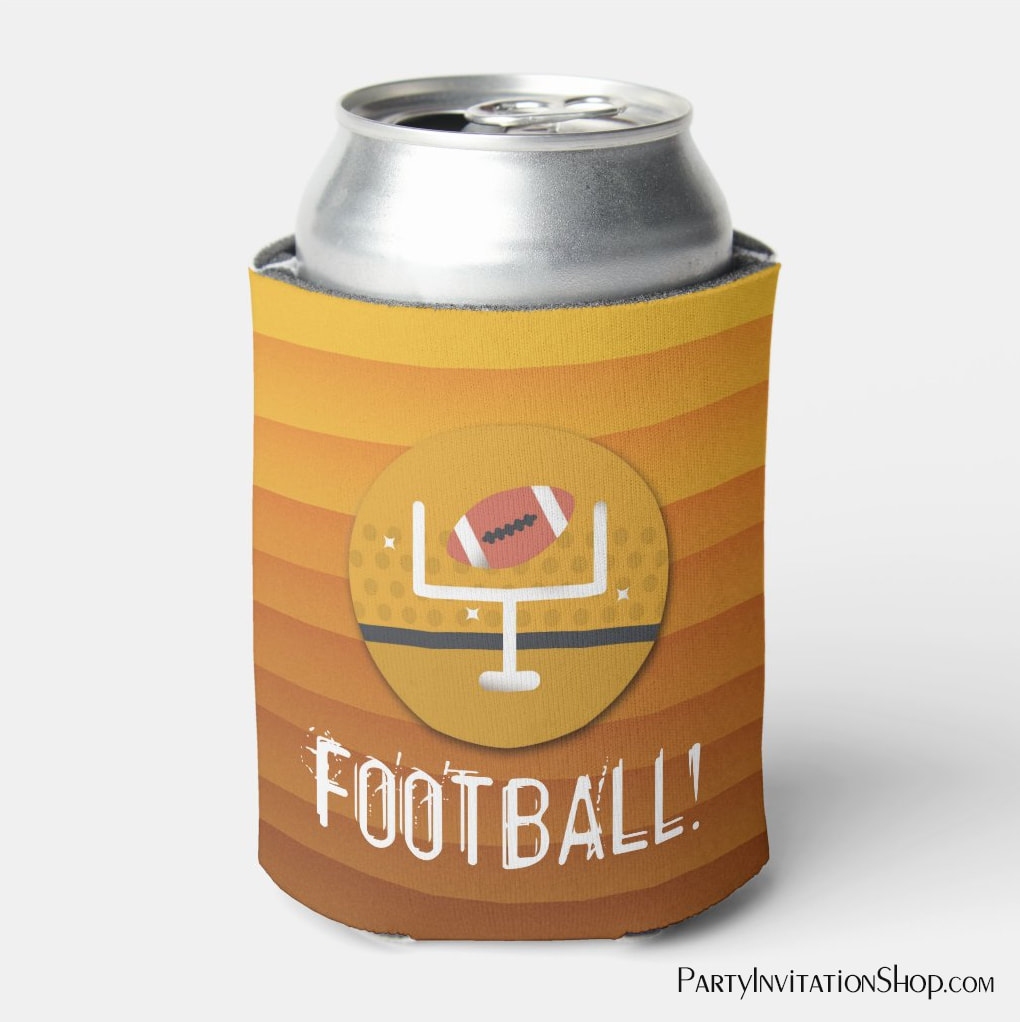 Football Uprights Super Bowl Can Cooler