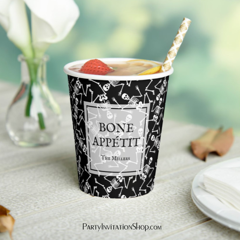 Skeletons BONE APPÉTIT Paper Cups