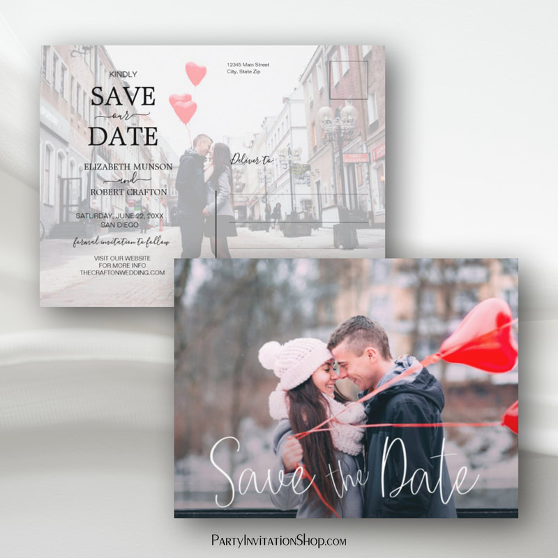 Wedding Save the Date Postcards