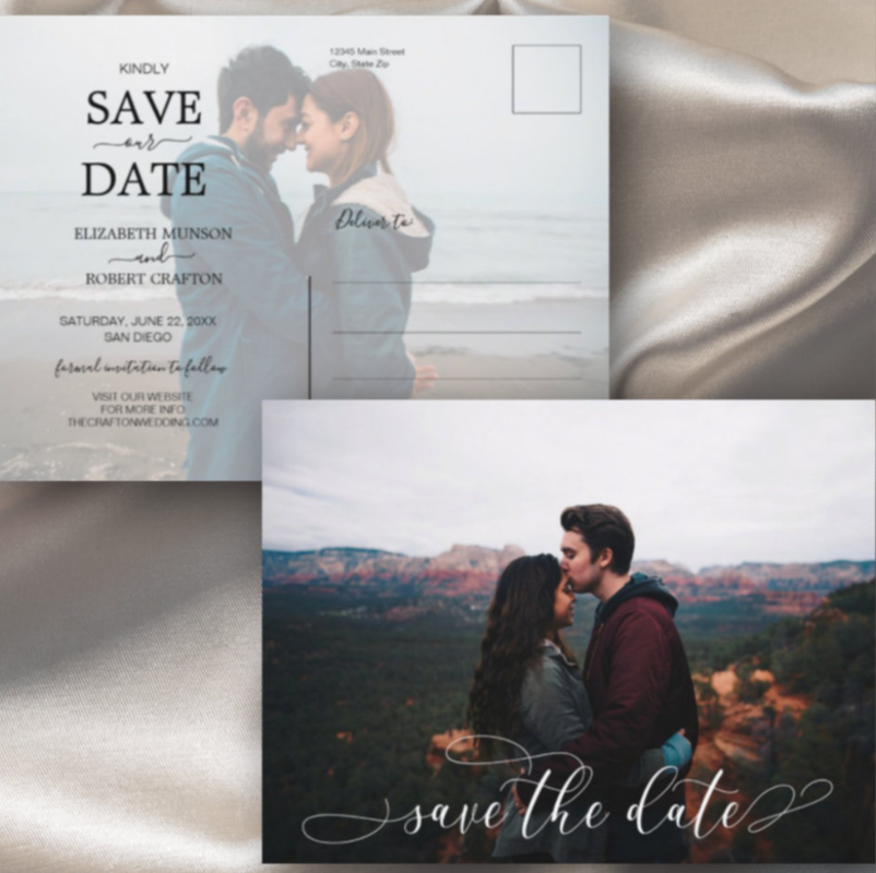 Wedding Save the Date Postcards