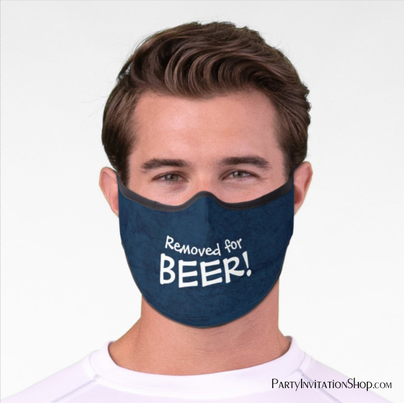 Removed for Beer Premium Face Mask