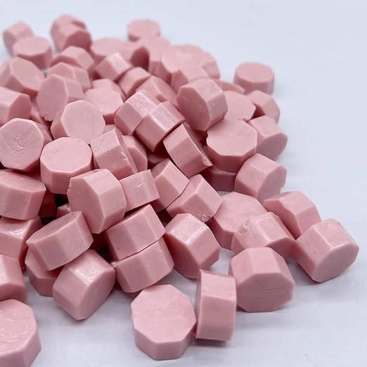 Pink Sealing Wax Beads
