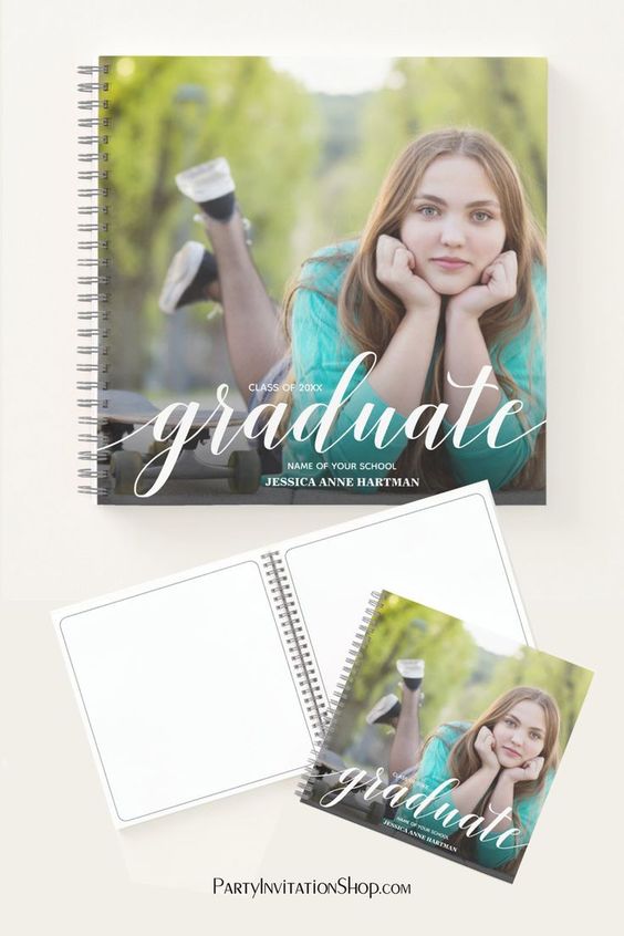 Graduation Message and Photo Guest Book