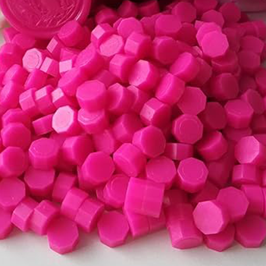 Hot Pink Sealing Wax Beads