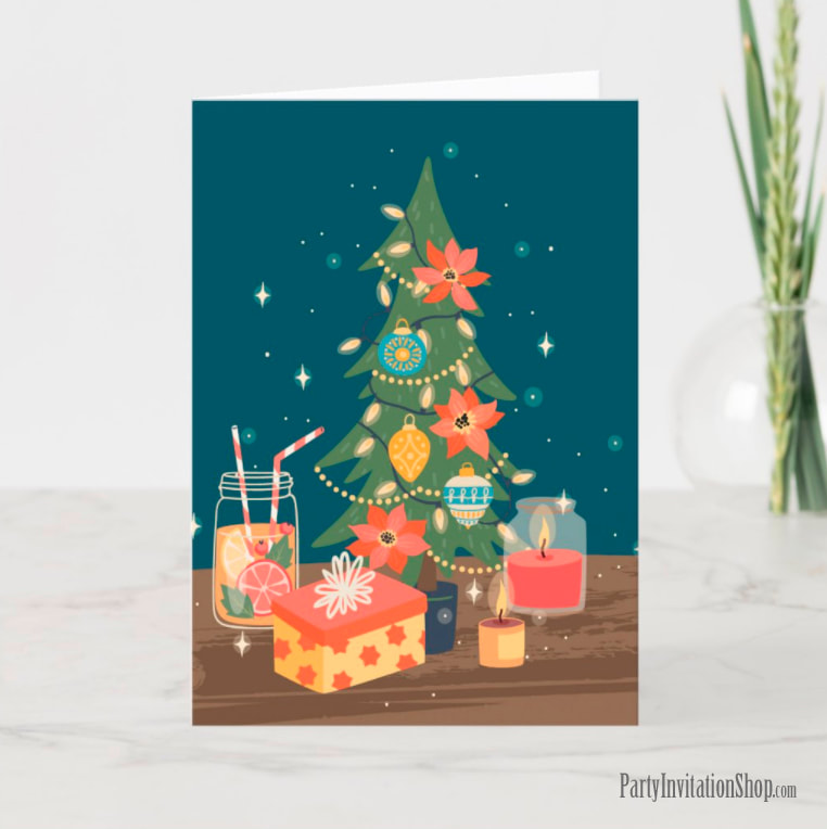 Hygge Holiday Christmas Tree Greeting Cards