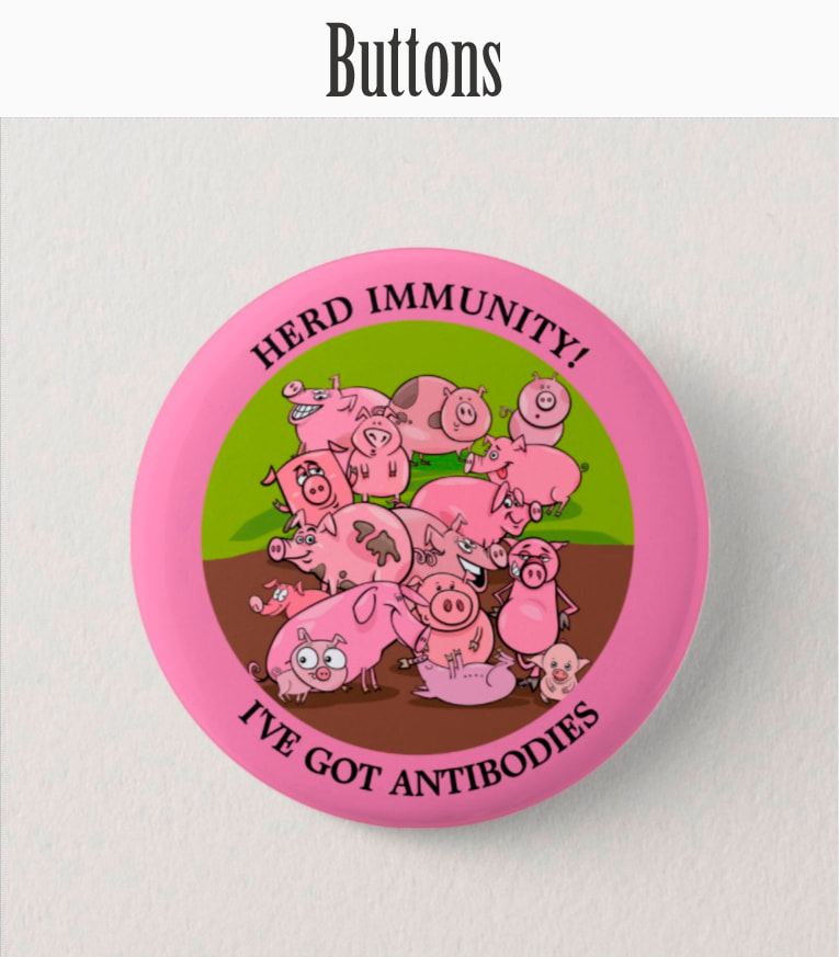 Herd Immunity - I've Got Antibodies Button