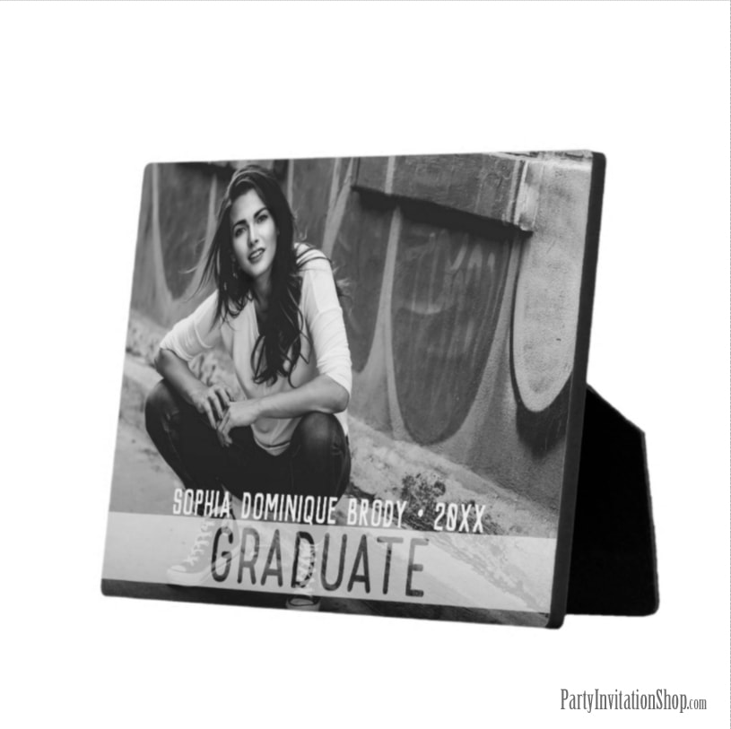 Graduate Frameless Photo Easel Back Plaques