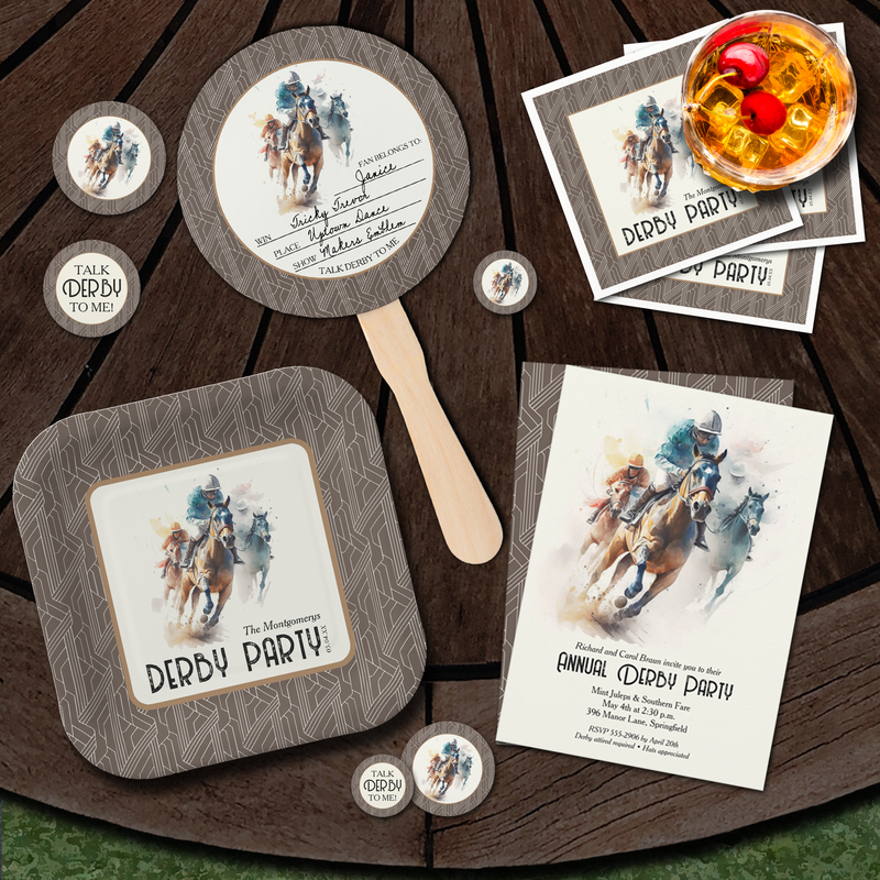 Kentucky Derby Racehorses Party Collection