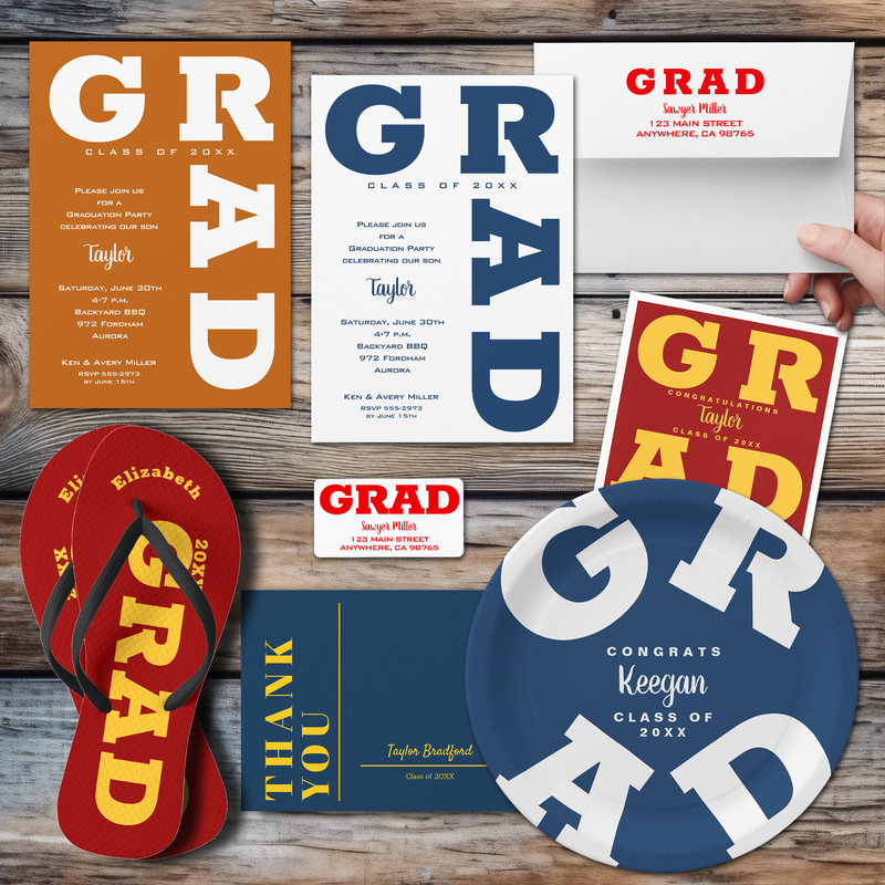 Bold Graduation Party Collection