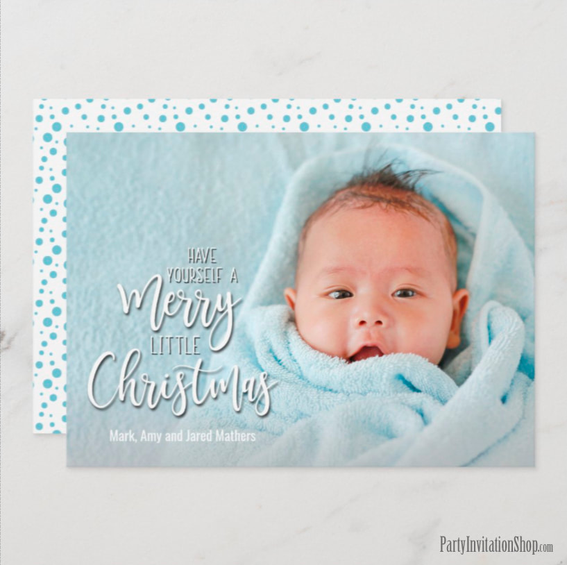 Merry Little Christmas Holiday Photo Cards - Shop PartyInvitationShop.com