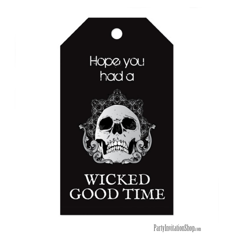 Hope you had a Wicked Good Time Halloween Gift Tags
