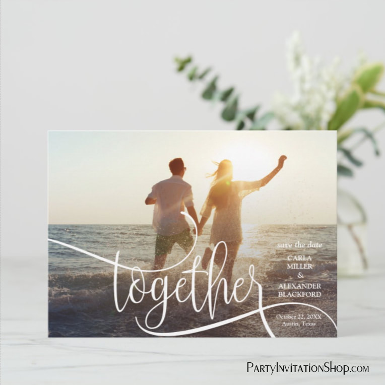 Photo Save the Date Wedding Cards