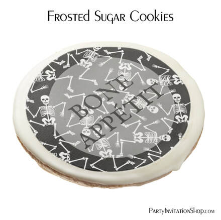 Skeletons BONE APPÉTIT Sugar Cookie