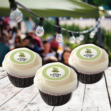 Mint Julep Derby Edible Frosting Rounds