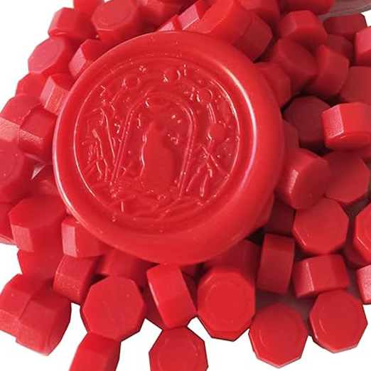 Red Sealing Wax Beads