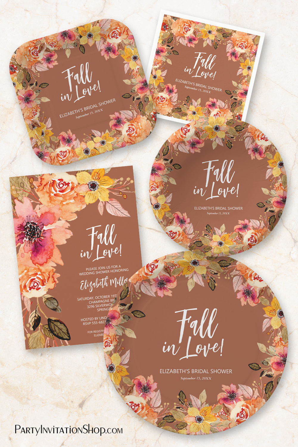 AUTUMN FLOWERS AND FOLIAGE COLLECTION