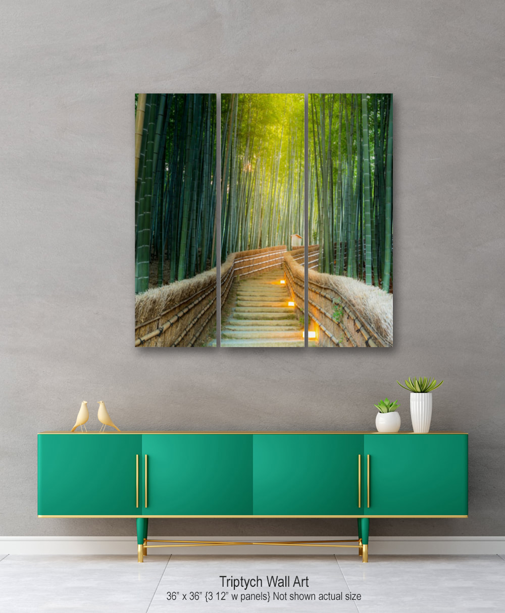 Bamboo Forest Triptych
