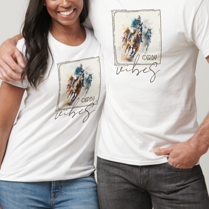 Derby Vibes Racehorses T-Shirts