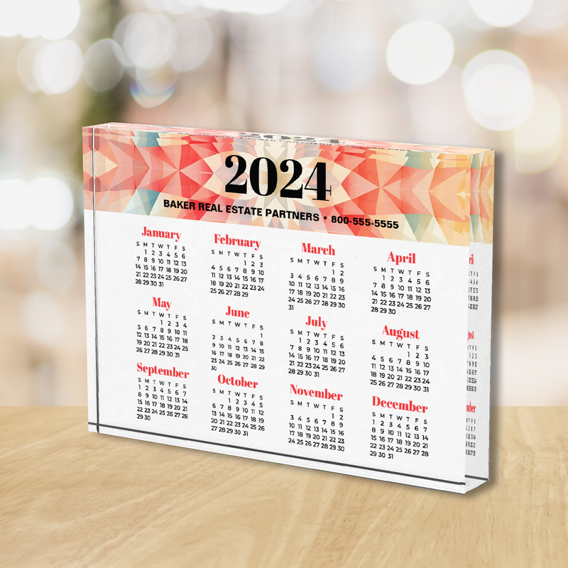 2024 Business Promotion Calendar Photo Block