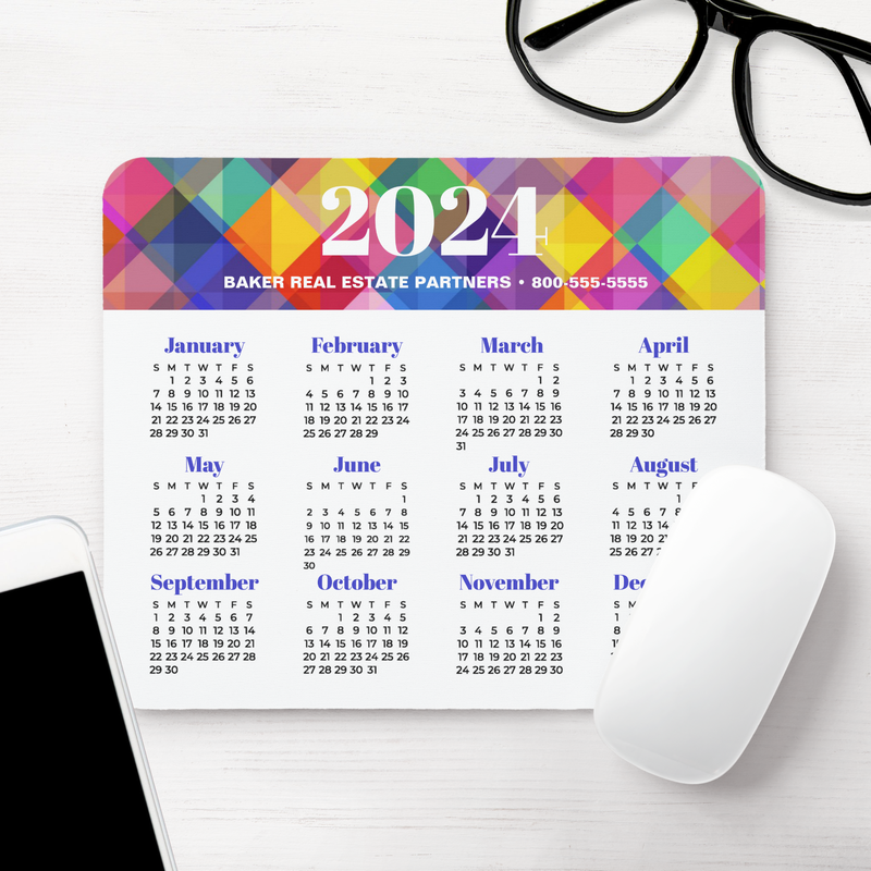2024 Business Calendar Mouse Pad