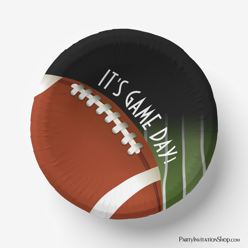 Football Field Game Day Paper Bowls