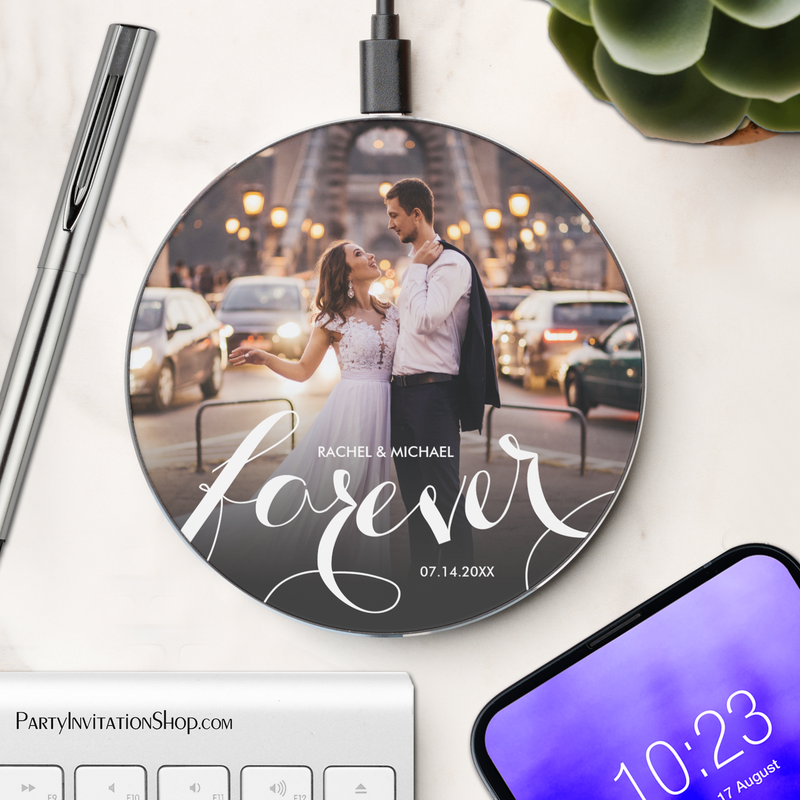FOREVER Wedding Photo Wireless Smartphone Charger