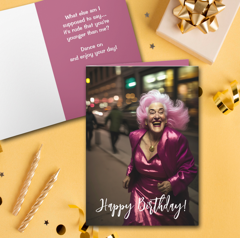 Woman's Birthday Greeting Card
