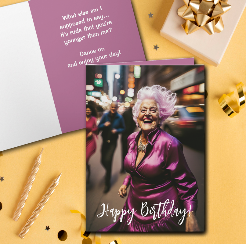 Woman's Birthday Greeting Card
