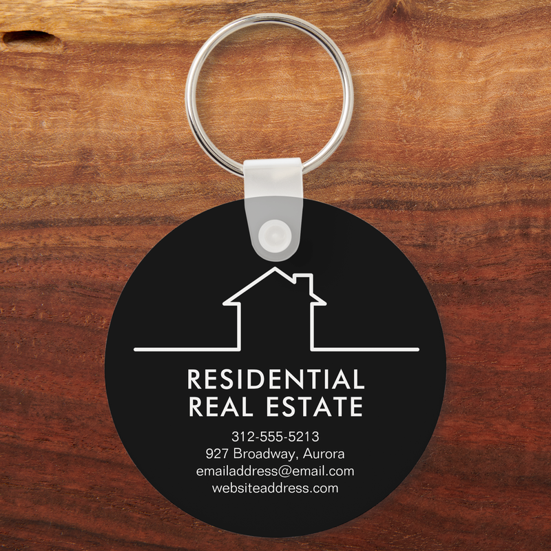 Home Real Estate Realtor Promotional Keychain