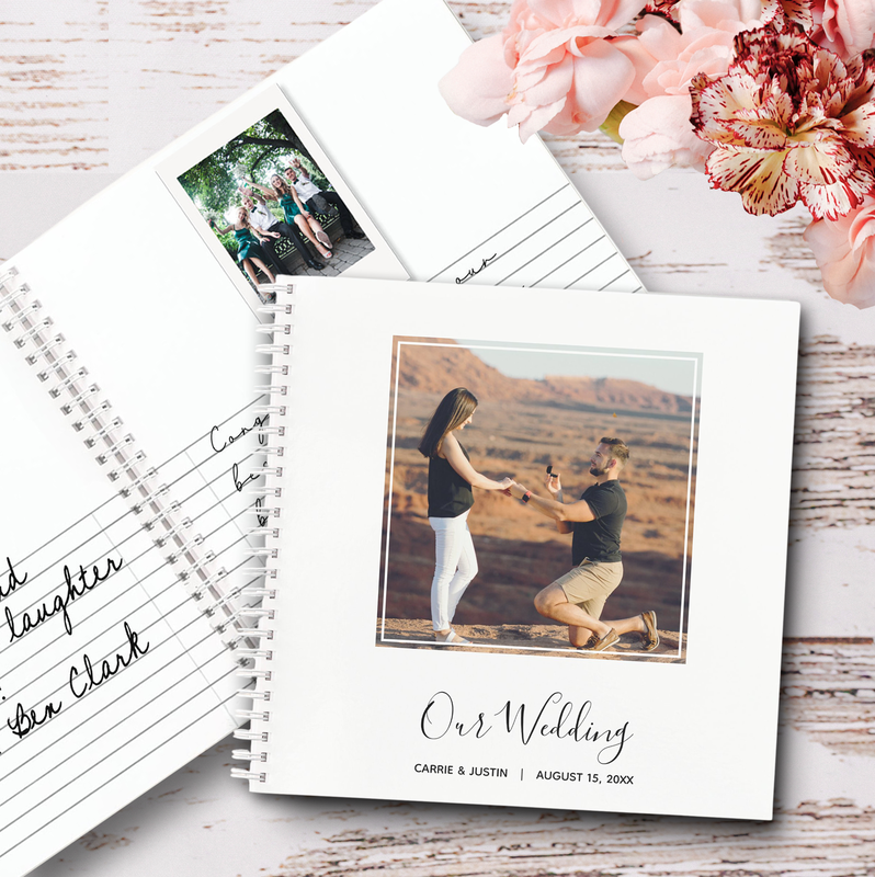 Instant Photo and Message Wedding Guest Book