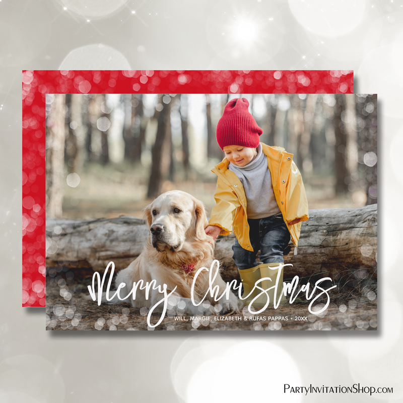 Merry Christmas Photo Holiday Cards