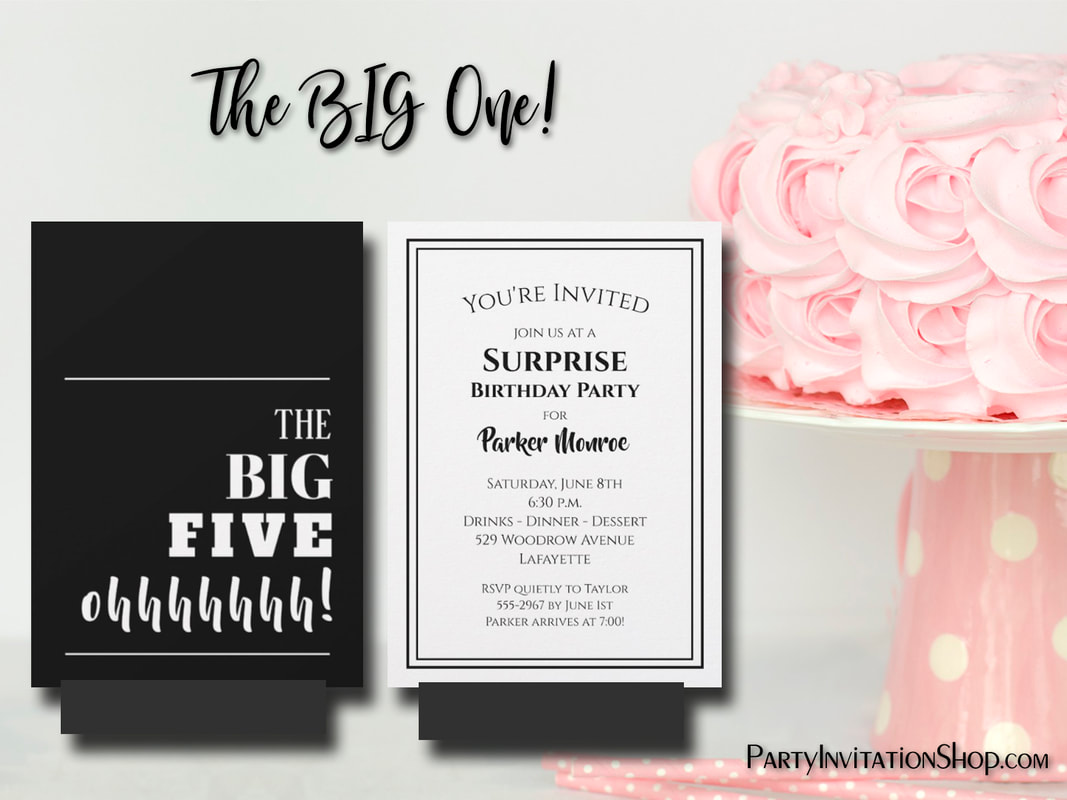 Throwing a milestone birthday party? Be sure to send an invitation that will get guests excited for your party. 