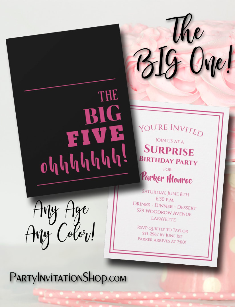 Throwing a milestone birthday party? Be sure to send an invitation that will get guests excited for your party. 