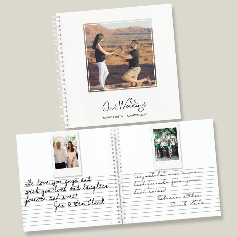 Instant Photo and Message Wedding Guest Book